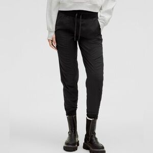lululemon athletica Black Dance Studio Mid-Rise Jogger *full length*
